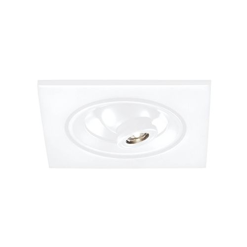 Egger DLS LED-Einbauspot Riga Zooom, eckig, weiß, 2700K