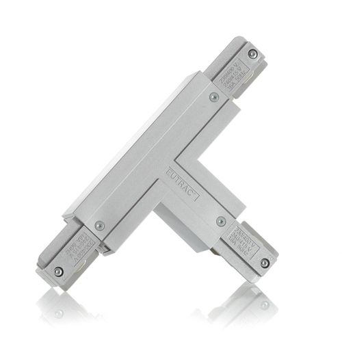 Eutrac T-Verbinder Erde außen rechts, silber