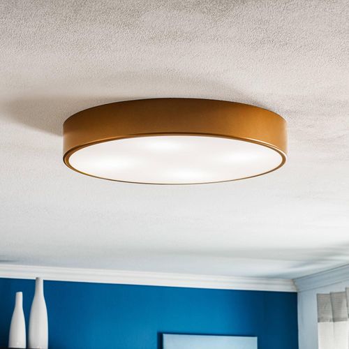 Deckenlampe Cleo 500, gold, Sensor, IP20, Ø 50 cm, Metall
