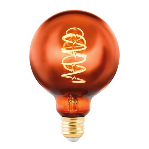 LED Globe E27 G95 4W Filament 2.000K kupfer