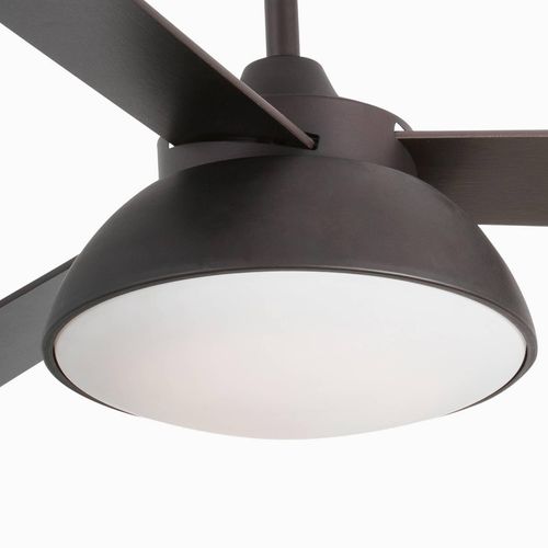 Deckenventilator Rodas mit LED-Leuchte, braun