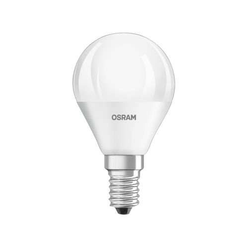 OSRAM LED-Tropfen E14 4,9W Base P40 840 matt 3er