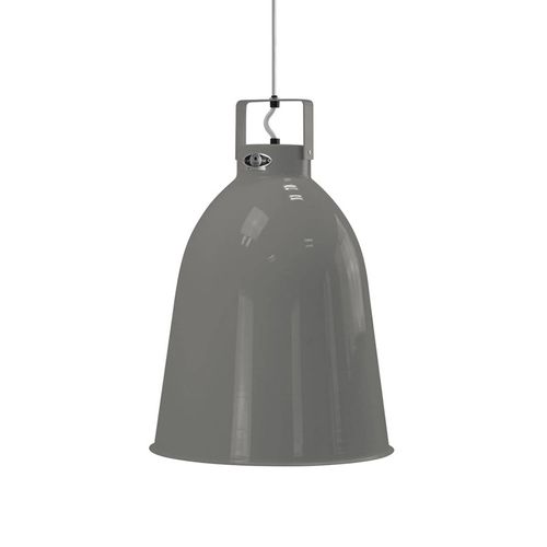 Jieldé Clément C360 Hängelampe grau glanz Ø 36cm