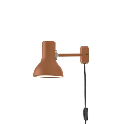 Anglepoise Type 75 Mini Wandleuchte mit Stecker, rostbraun