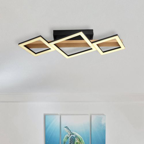 LED-Deckenleuchte Dustin, dreiflammig