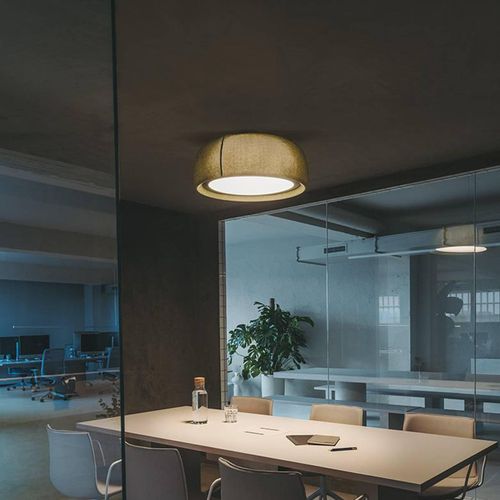 LEDS-C4 LED-Deckenlampe Gong, grün, 4.000 K, Ø 61,2 cm