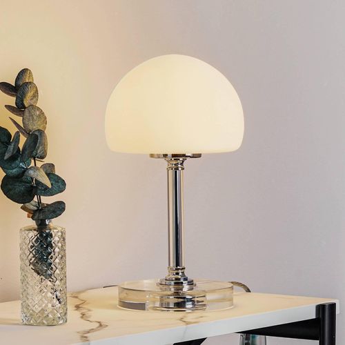 Ancilla - verchromte LED-Tischleuchte m. Dimmer