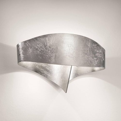 LED-Wandleuchte Scudo mit Blattsilberauflage