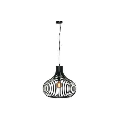 Hängelampe Aglio, Ø 48 cm, schwarz, Metall