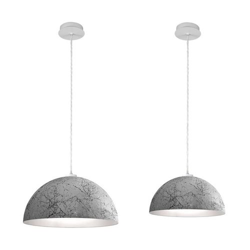 Pendelleuchte Cult Vintage, silber, Ø 40 cm