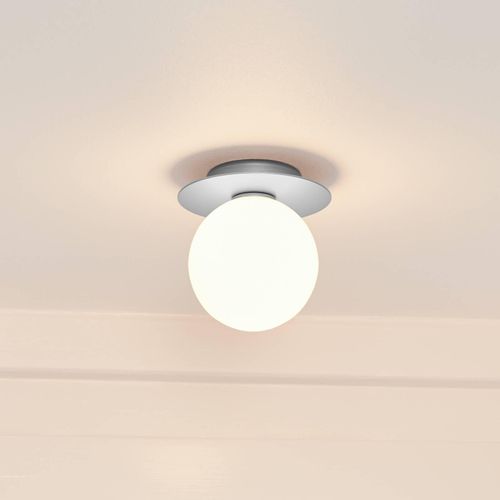 Nuura Liila 1 Medium Wandlampe, 1-flg. silber/weiß
