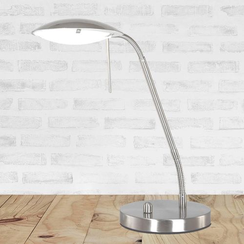 LED-Schreibtischleuchte Eloi, dimmbar, stahl