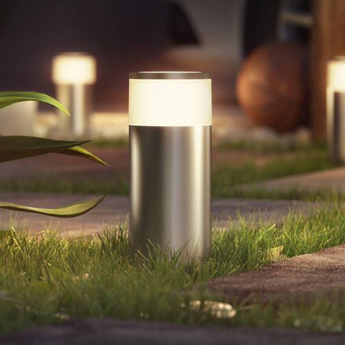 Philips Hue Calla Sockellampe Ergänzung 25,2cm alu