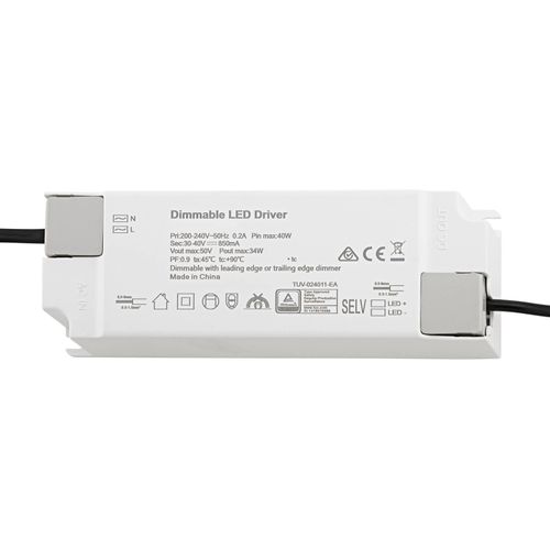 LED-Treiber Powerline Panel CC, Triac, 34 W, 850 mA