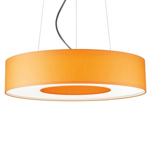 LED-Pendelleuchte Donut dimmbar 34 W orange