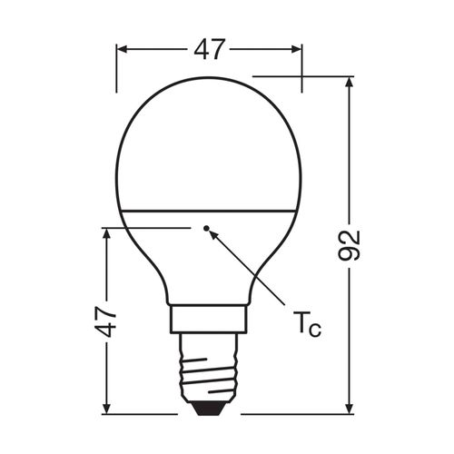 OSRAM LED Relax/Active/Sleep Tropfen E14 4,9W matt 827/840
