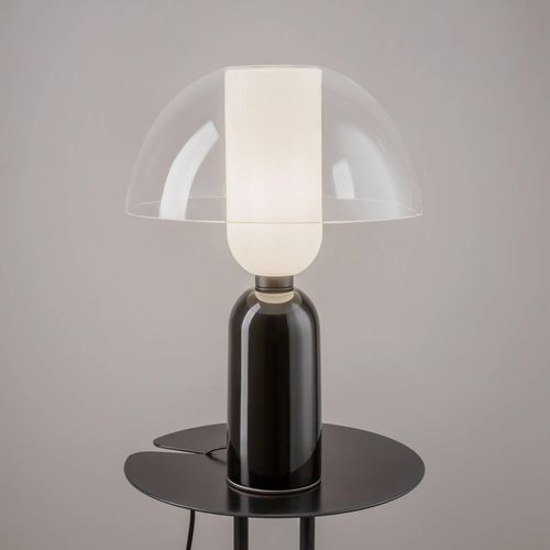 Maytoni Tischleuchte Memory, schwarz, Höhe 42 cm, Keramik