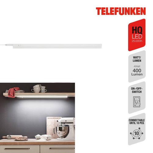 LED-Unterbauleuchte Hephaistos, weiß, Länge 57 cm