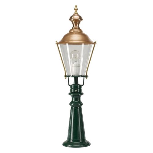 Wegeleuchte Elburg, grün, Höhe 75 cm, Metall, IP44