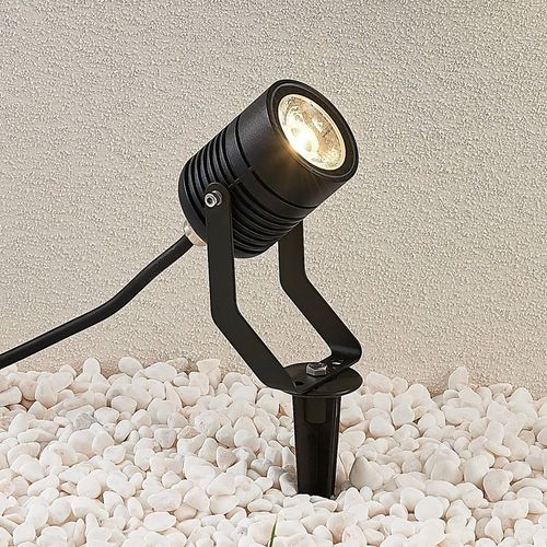 LED-Außenstrahler Maris m. Erdspieß, IP65, schwarz