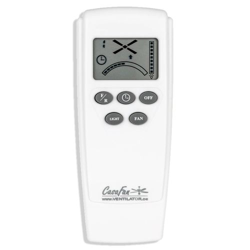Deckenventilator Aeroplan Eco, chrom, Holz hell