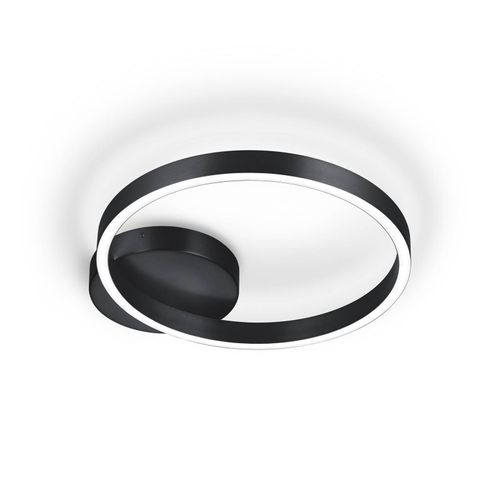 LED-Deckenleuchte Anel-40, schwarz, direkt/indirekt