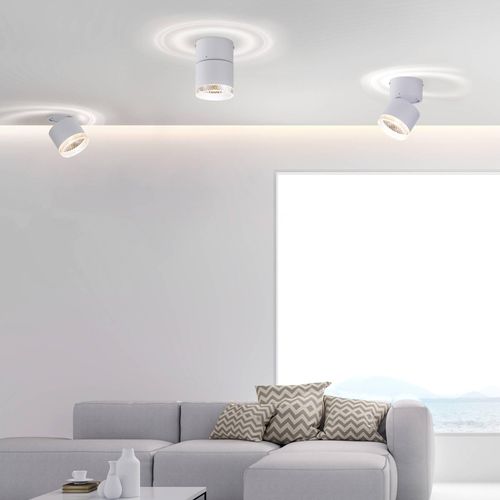 PURE Nola LED-Deckenleuchte einflammig weiß