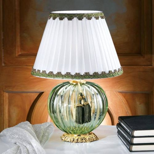 Tischleuchte Maureen mit Muranoglas
