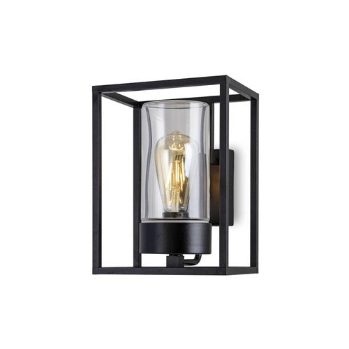 Außenwandleuchte Cubic³ 3363 schwarz/klar