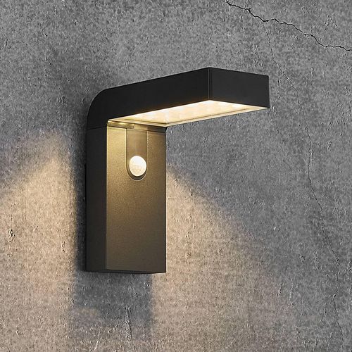 LED-Solar-Wandleuchte Alya mit Bewegungssensor