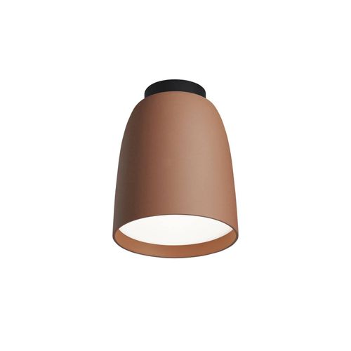 Bover LED-Außen-Deckenlampe Nut, terracotta, Alu/Stahl