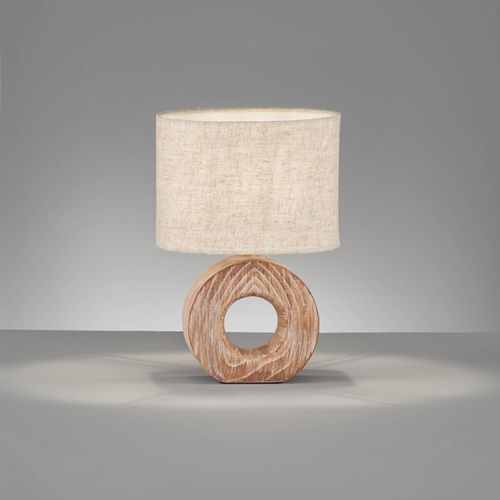 Tischleuchte Hanke Höhe 31 cm Schirm sand