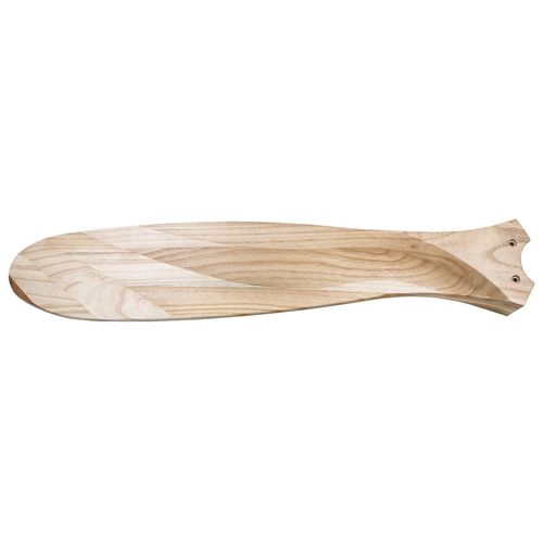 Deckenventilator Eco Genuino 122 schwarz/Holz hell