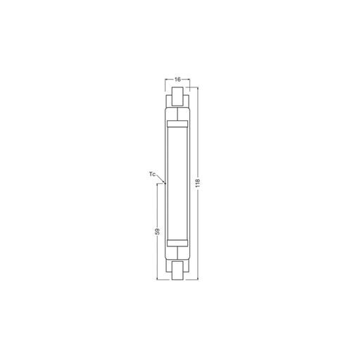 OSRAM LED-Leuchtmittel Stab R7s 117,6 mm 8W 840 Slim Line
