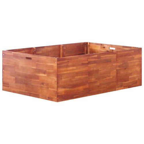 Garten-Hochbeet Akazienholz | Größe: 150 x 100 x 50 cm