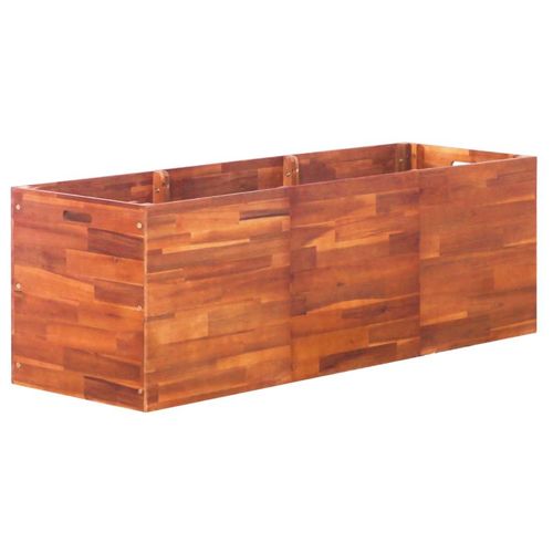Garten-Hochbeet Akazienholz | Größe: 150 x 50 x 50 cm