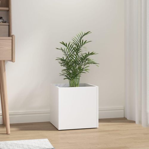 Pflanzgefäß 40X40X40 Cm Holzwerkstoff | Farbe: Weiß