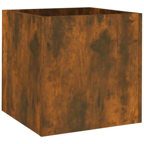 Pflanzgefäß 40X40X40 Cm Holzwerkstoff | Farbe: Räuchereiche