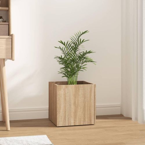 Pflanzgefäß 40X40X40 Cm Holzwerkstoff | Farbe: Sonoma Eiche
