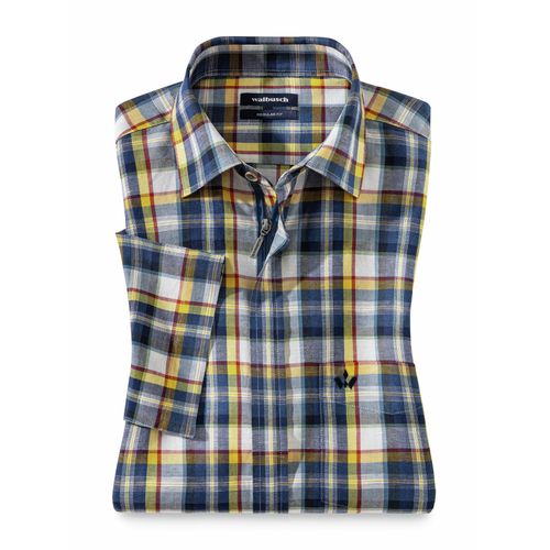 Leinen-Mix Hemd Zip & Go