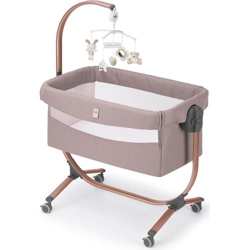 Baby Beistellbett Cullami | Mehr Farben verfügbar | inkl. Wippfunktion | 8-fach höhenverstellbar