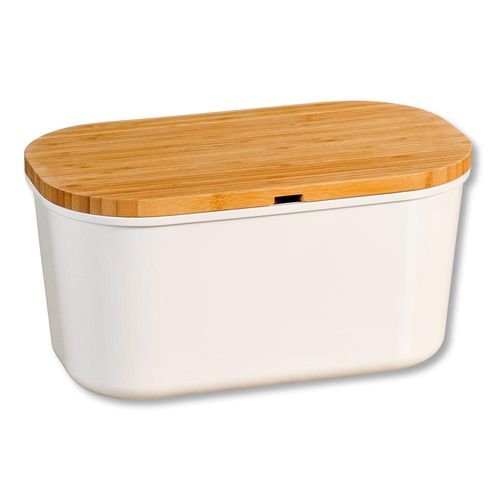 Brotbox, aus Melamin, weiß