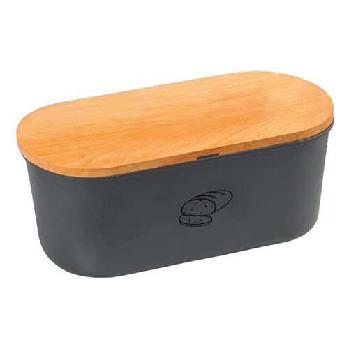 Brotbox - grau, Buche, FSC