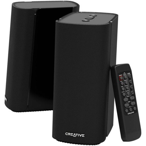 CREATIVE Lautsprechersystem "T100", schwarz, B:9,3cm H:20,8cm T:13cm, Lautsprecher