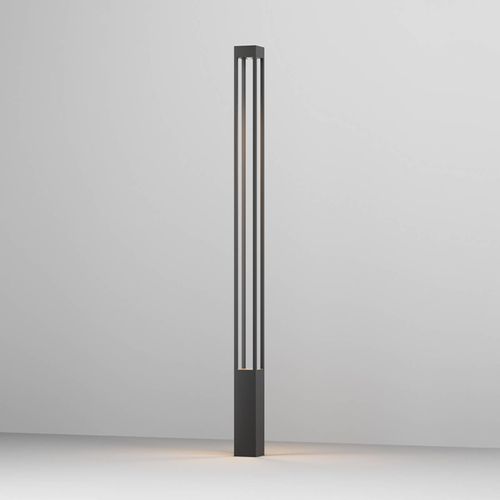 Maytoni LED-Außenleuchte Elbe, Höhe 200 cm, graphitfarben