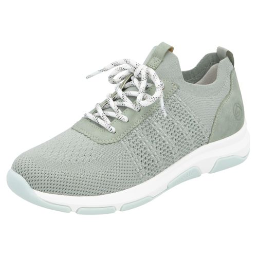 Slip-On Sneaker REMONTE, Damen, Gr. 40, grün (mint), Textil, Lederimitat, unifarben, sportlich, Schuhe, Freizeitschuh, Halbschuh, Slipper, Schlupfschuh mit Anziehlaschen