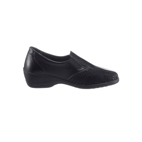 Slipper CLASSIC, Damen, Gr. 42, schwarz, Glattleder, Basic, Schuhe
