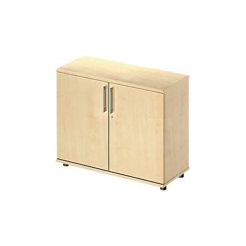 Schäfer Shop Genius Flügeltürenschrank TETRIS WOOD, 2 OH, Höhe inkl. Gleiter, B 1000 mm, Ahorn-Dekor