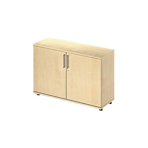 Schäfer Shop Genius Flügeltürenschrank TETRIS WOOD, 2 OH, Höhe inkl. Gleiter, B 1200 mm, Ahorn-Dekor