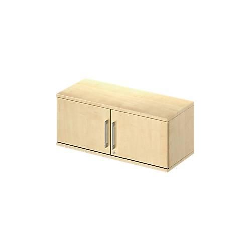 Schäfer Shop Genius Aufsatz-Flügeltürenschrank TETRIS WOOD, 1 OH, B 1000, Ahorn-Dekor